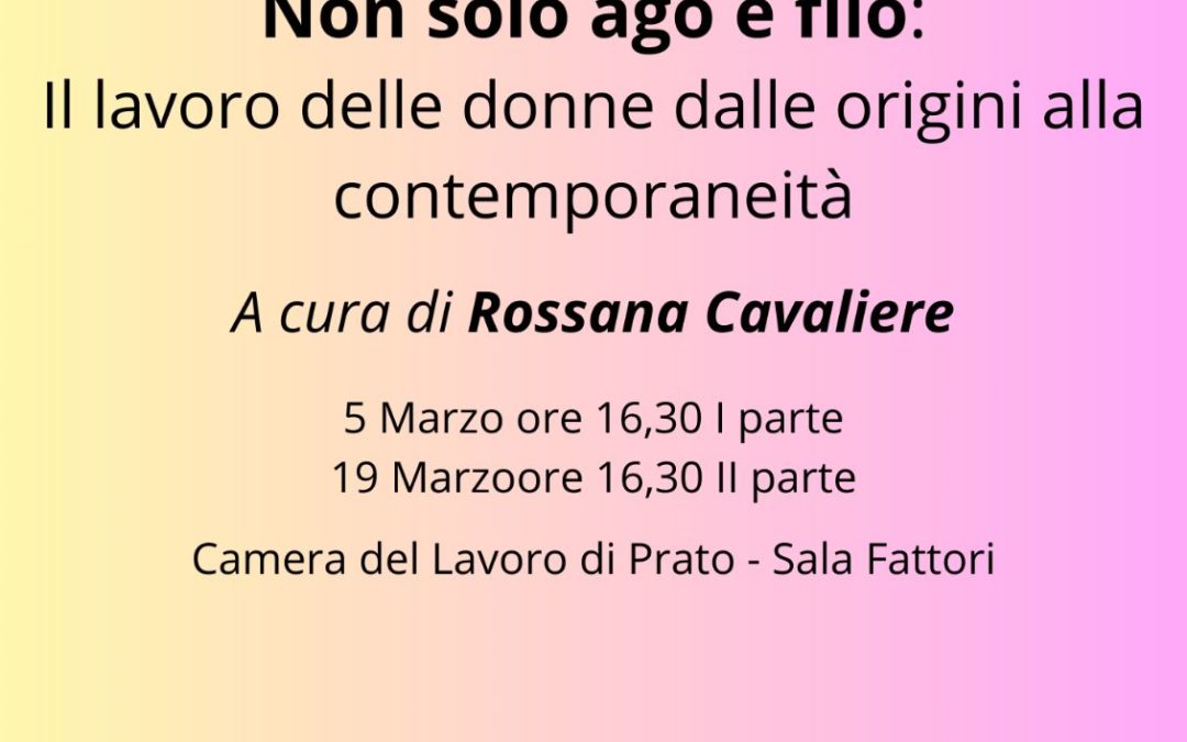 Non solo ago e filo